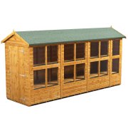 Power 14x4 Apex Potting Shed - Single Door